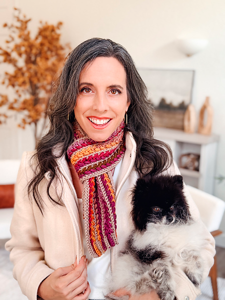 textured wheat stitch scarf tutorial by Briana K Designs