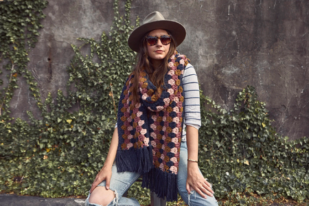 oversized super scarf pattern from Two of Wands