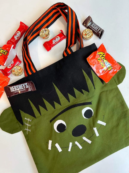 Create Whimsy monster trick or treat bag sewing tutorial