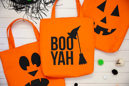 Sew Much Ado DIY trick or treat bag pattern